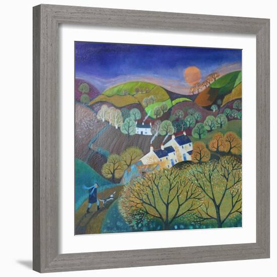 Evening Dog Walk, 2016-Lisa Graa Jensen-Framed Giclee Print