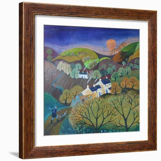 Evening Dog Walk, 2016-Lisa Graa Jensen-Framed Giclee Print