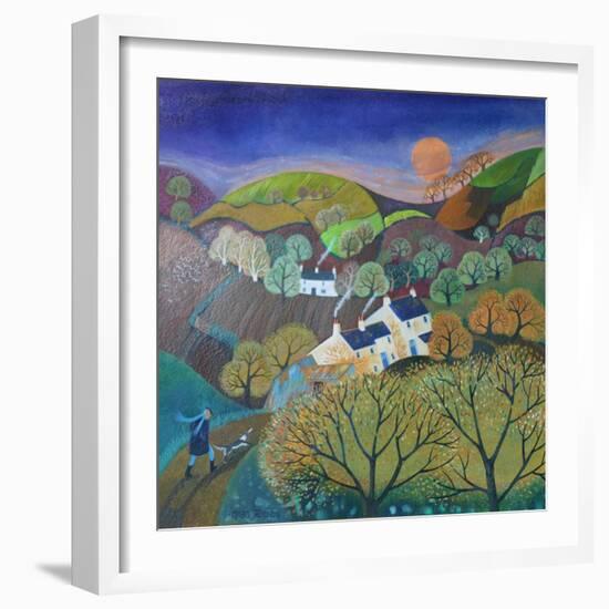 Evening Dog Walk, 2016-Lisa Graa Jensen-Framed Giclee Print