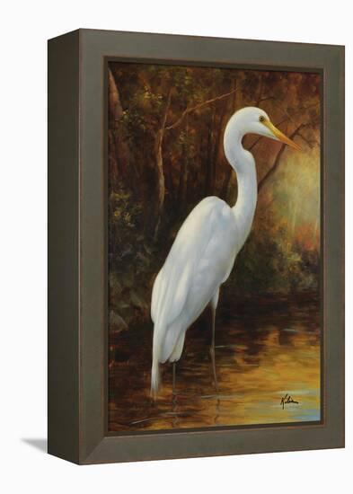 Evening Egret-Kilian-Framed Stretched Canvas