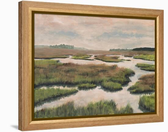 Evening Estuary II-Michael Willett-Framed Stretched Canvas