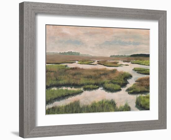 Evening Estuary II-Michael Willett-Framed Art Print