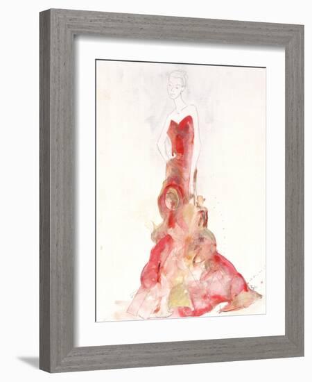 Evening Fashion VI-Kari Taylor-Framed Giclee Print