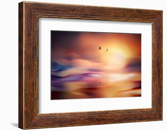 Evening Flight-Ursula Abresch-Framed Photographic Print