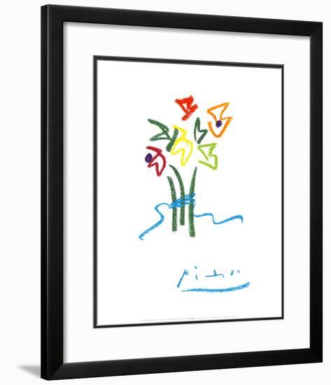 Evening Flowers-Pablo Picasso-Framed Art Print