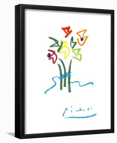 Evening Flowers-Pablo Picasso-Framed Art Print