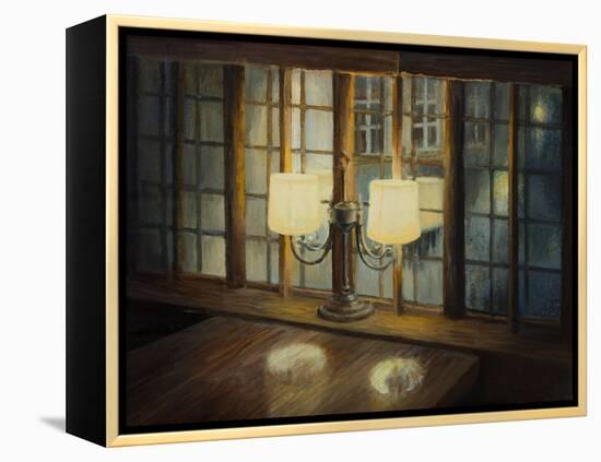 Evening For Two-kirilstanchev-Framed Stretched Canvas