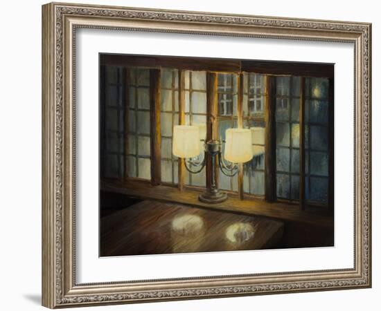 Evening For Two-kirilstanchev-Framed Art Print