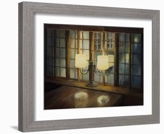 Evening For Two-kirilstanchev-Framed Art Print