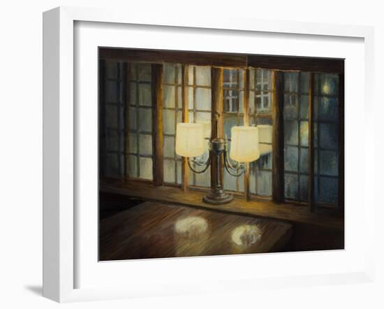 Evening For Two-kirilstanchev-Framed Art Print