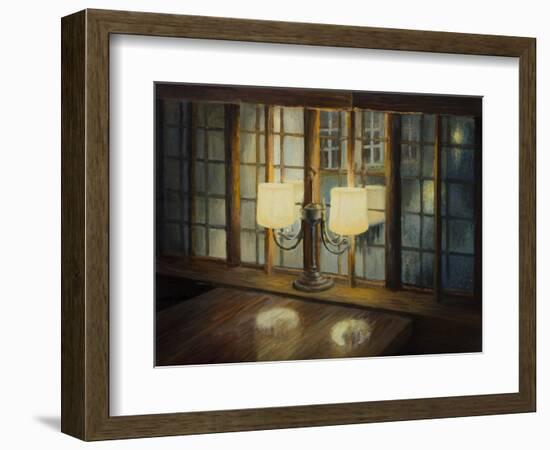 Evening For Two-kirilstanchev-Framed Art Print