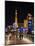 Evening from Walkway, Las Vegas Boulevard, the Strip, Las Vegas, Nevada, Usa-Walter Bibikow-Mounted Photographic Print