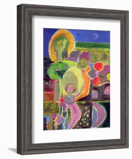 Evening Garden, 2004-Derek Balmer-Framed Giclee Print