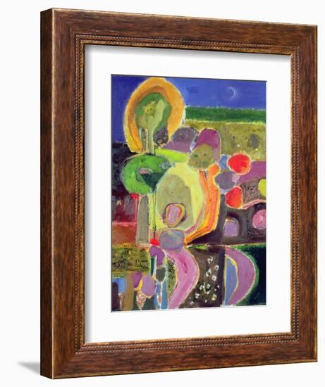 Evening Garden, 2004-Derek Balmer-Framed Giclee Print