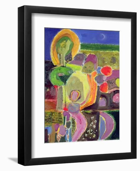 Evening Garden, 2004-Derek Balmer-Framed Giclee Print