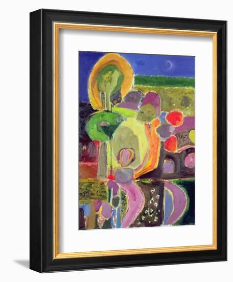 Evening Garden, 2004-Derek Balmer-Framed Giclee Print