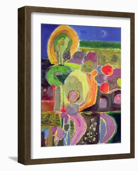 Evening Garden, 2004-Derek Balmer-Framed Giclee Print