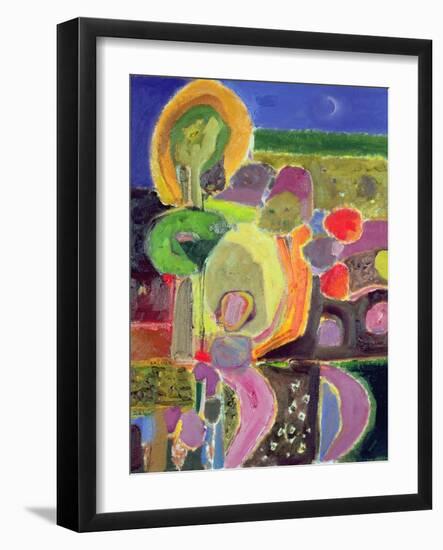 Evening Garden, 2004-Derek Balmer-Framed Giclee Print