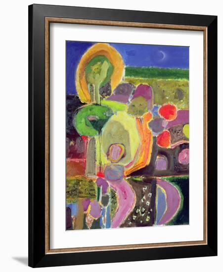 Evening Garden, 2004-Derek Balmer-Framed Giclee Print