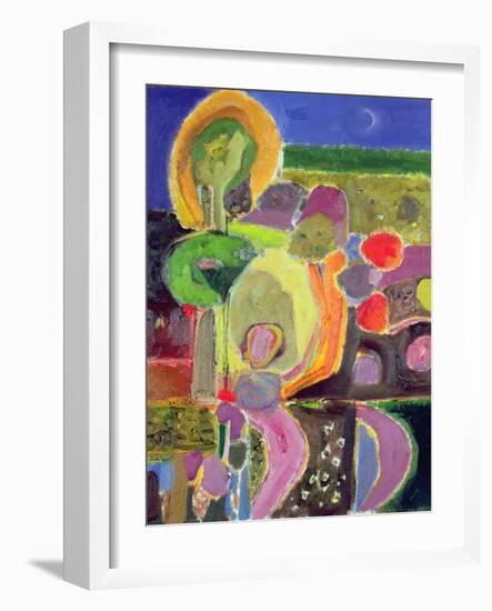 Evening Garden, 2004-Derek Balmer-Framed Giclee Print