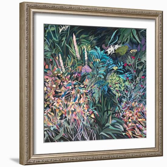 Evening Garden-rose lascelles-Framed Giclee Print