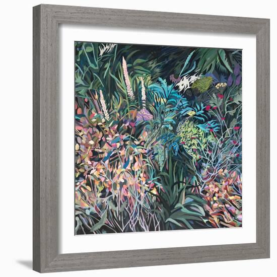 Evening Garden-rose lascelles-Framed Giclee Print