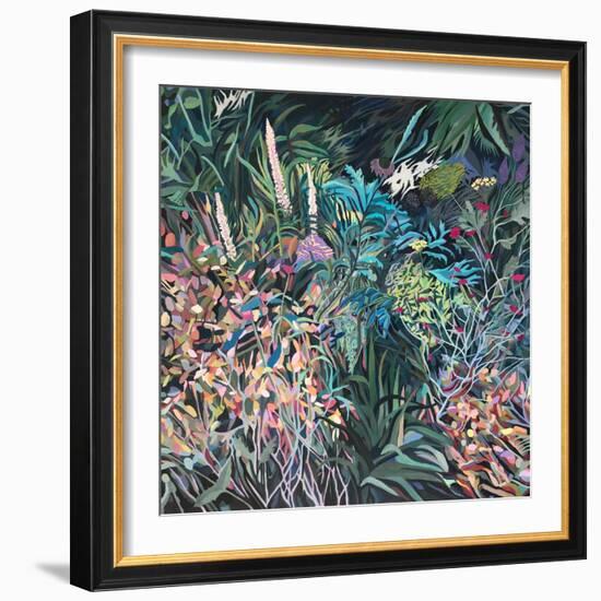 Evening Garden-rose lascelles-Framed Giclee Print