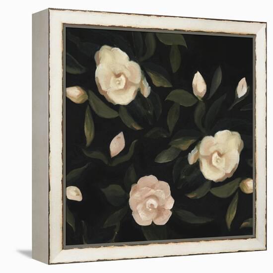 Evening Gardenias I-Emma Scarvey-Framed Stretched Canvas