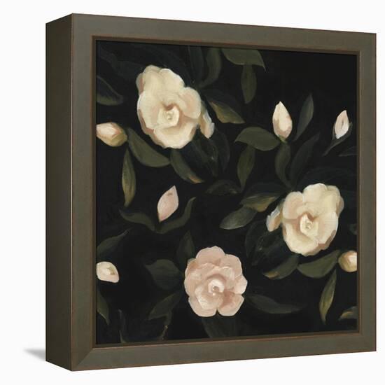 Evening Gardenias I-Emma Scarvey-Framed Stretched Canvas