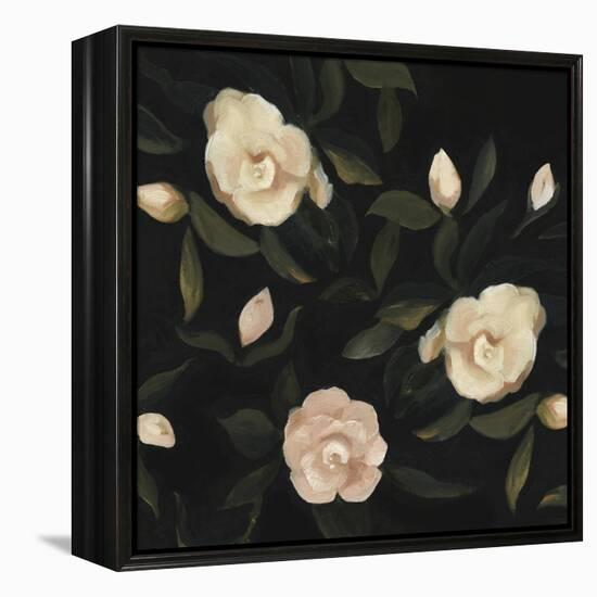 Evening Gardenias I-Emma Scarvey-Framed Stretched Canvas