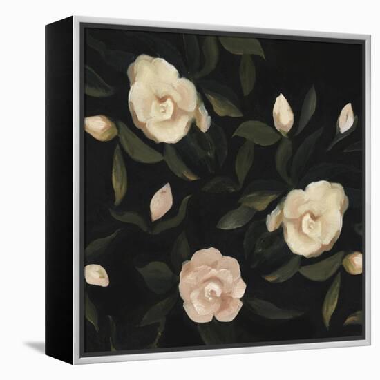 Evening Gardenias I-Emma Scarvey-Framed Stretched Canvas