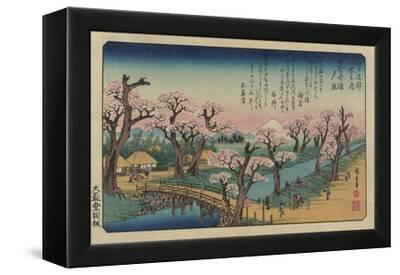 Evening Glow At Koganei Bridge Giclee Print Ando Hiroshige Art Com Evening Glow At Koganei Bridge Giclee Print Ando Hiroshige Art Com