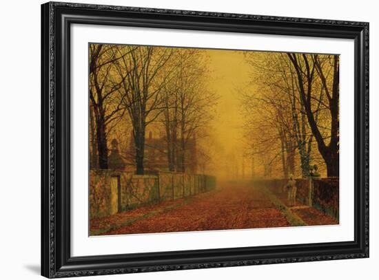 Evening Glow, c.1884-John Atkinson Grimshaw-Framed Giclee Print