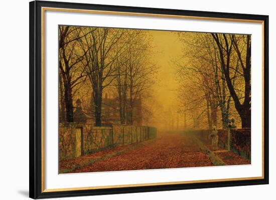 Evening Glow, c.1884-John Atkinson Grimshaw-Framed Giclee Print