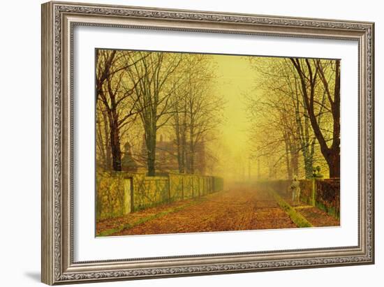 Evening Glow, c.1884-John Atkinson Grimshaw-Framed Giclee Print