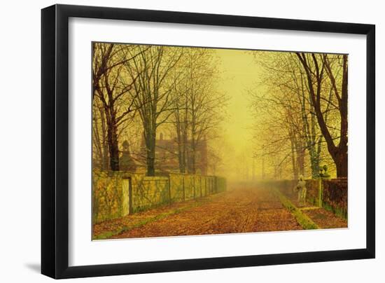 Evening Glow, c.1884-John Atkinson Grimshaw-Framed Giclee Print