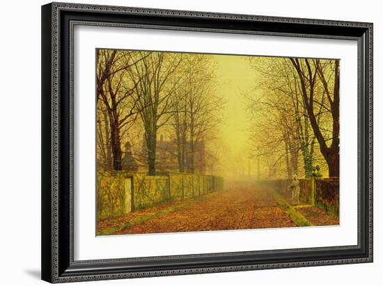 Evening Glow, c.1884-John Atkinson Grimshaw-Framed Giclee Print