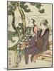 Evening Glow for Date No Yosaku and Seki No Koman, 1801-04-Katsushika Hokusai-Mounted Giclee Print