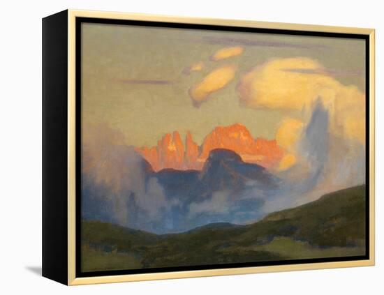 Evening Glow on Rosengarten (Oil on Canvas)-Adrian Scott Stokes-Framed Premier Image Canvas