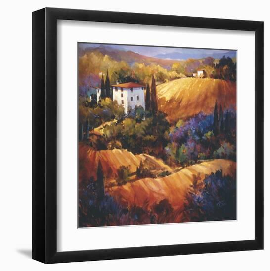 Evening Glow Tuscany-Nancy O'toole-Framed Giclee Print