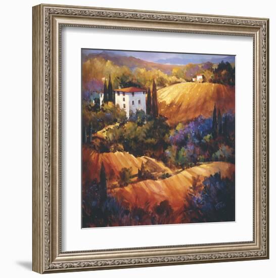 Evening Glow Tuscany-Nancy O'toole-Framed Giclee Print