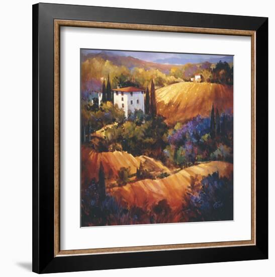 Evening Glow Tuscany-Nancy O'toole-Framed Giclee Print