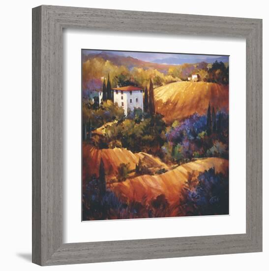 Evening Glow Tuscany-Nancy O'toole-Framed Giclee Print