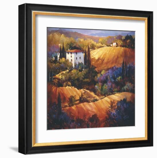 Evening Glow Tuscany-Nancy O'toole-Framed Giclee Print