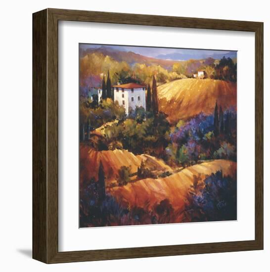 Evening Glow Tuscany-Nancy O'toole-Framed Giclee Print