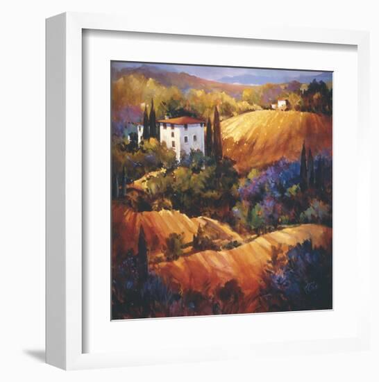 Evening Glow Tuscany-Nancy O'toole-Framed Giclee Print