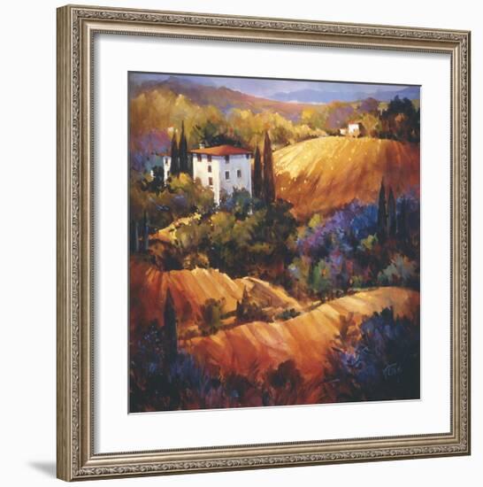 Evening Glow Tuscany-Nancy O'toole-Framed Giclee Print
