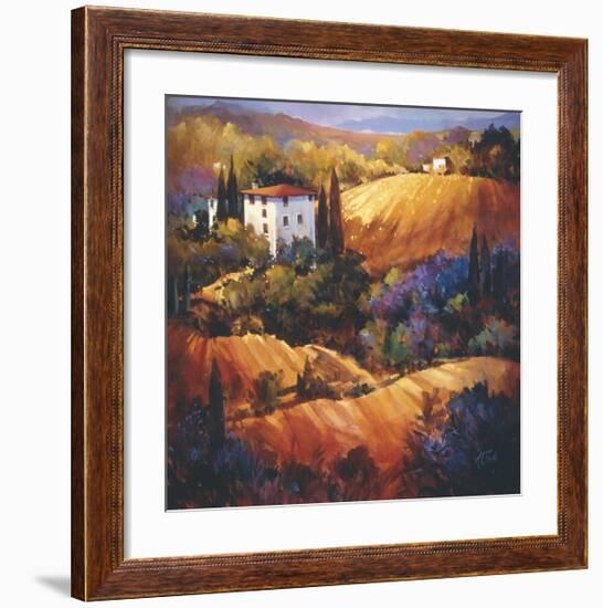 Evening Glow Tuscany-Nancy O'toole-Framed Giclee Print