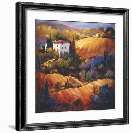 Evening Glow Tuscany-Nancy O'toole-Framed Giclee Print