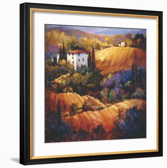 Evening Glow Tuscany-Nancy O'toole-Framed Giclee Print